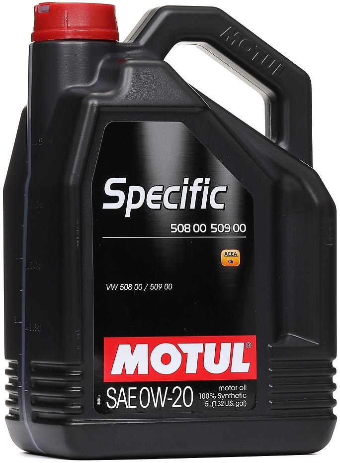 Ulei de motor sintetic MOTUL SPECIFIC 0W20, 5 litri, pentru standarde 508.00/509.00